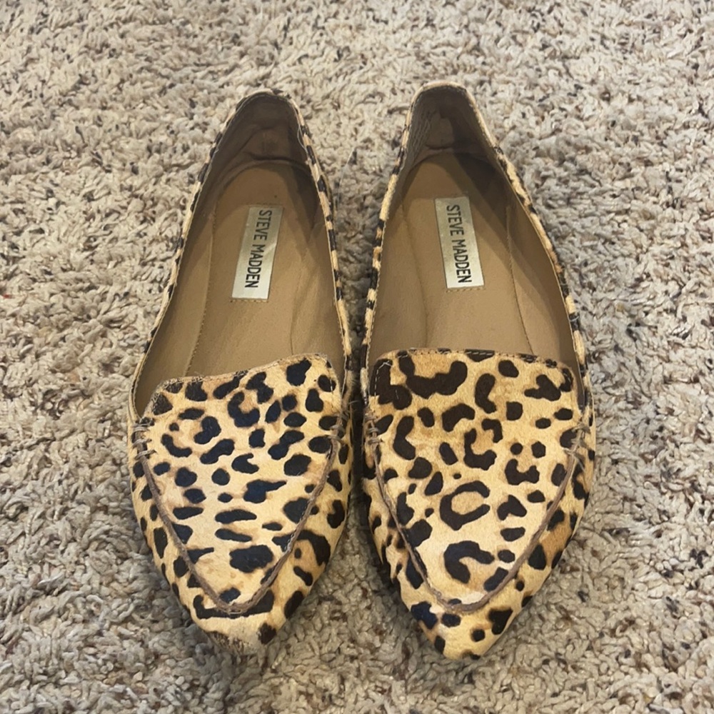 Steve Madden Leopard Slides